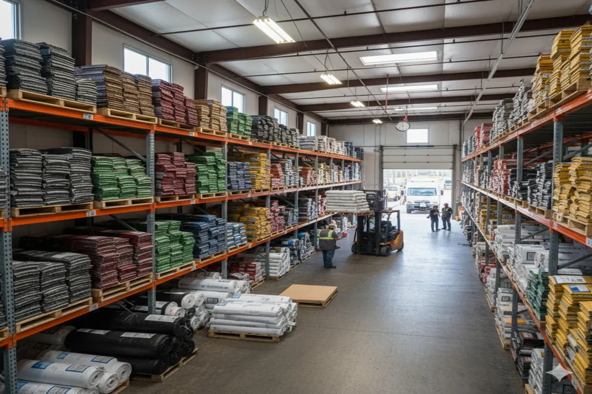 Local roofing supply partner providing quality materials for residential projects.