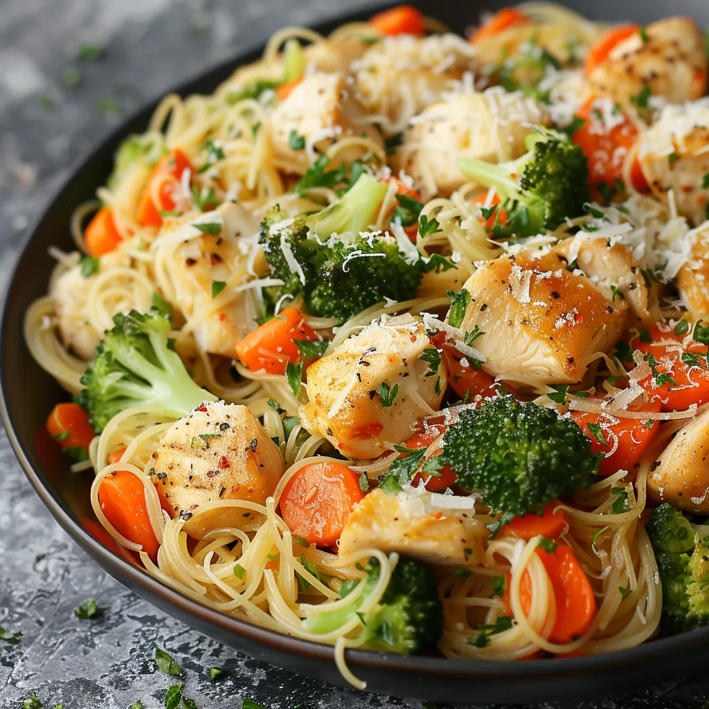 Angel Hair Pasta with Chicken