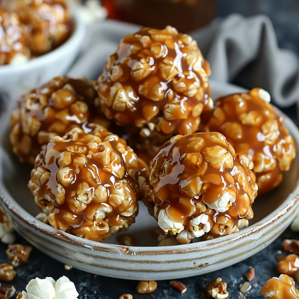 Carmel Popcorn Balls