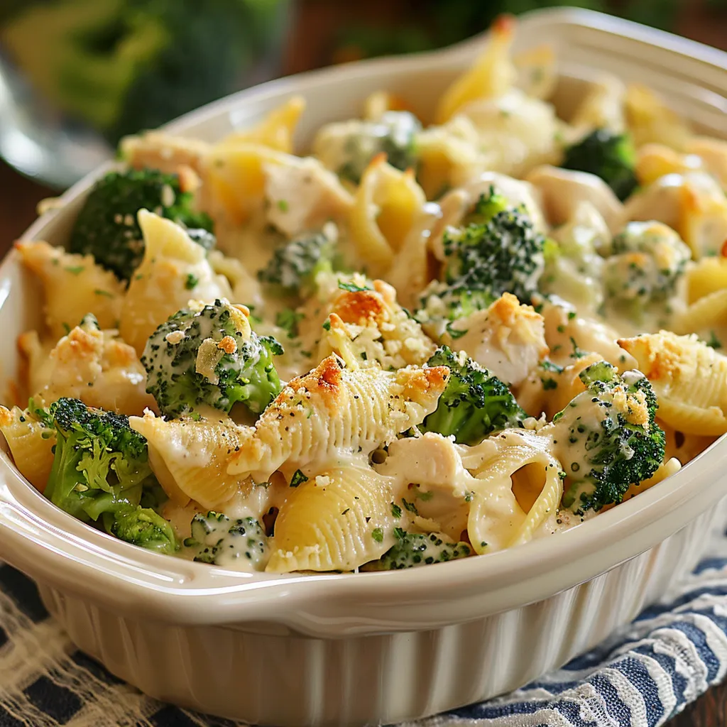 Chicken Broccoli Shells