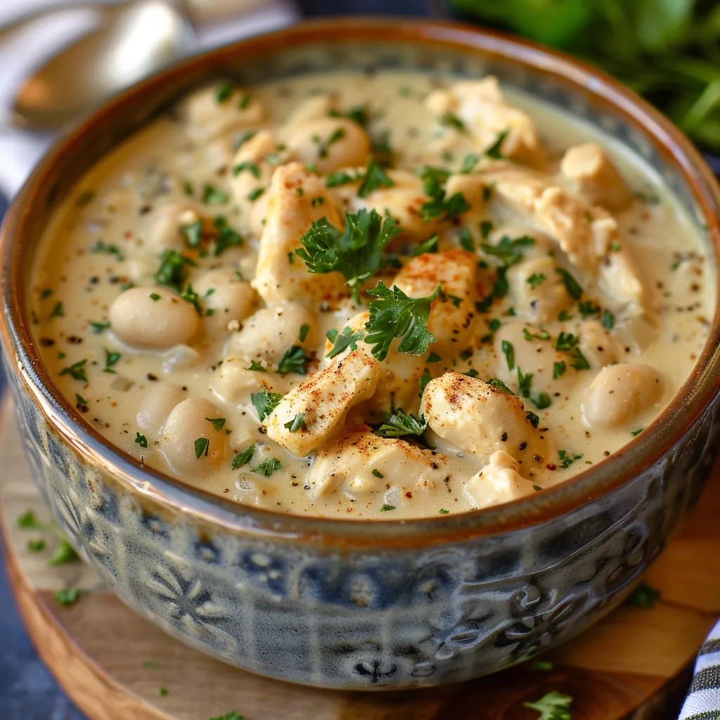 Julie’s Creamy White Chili