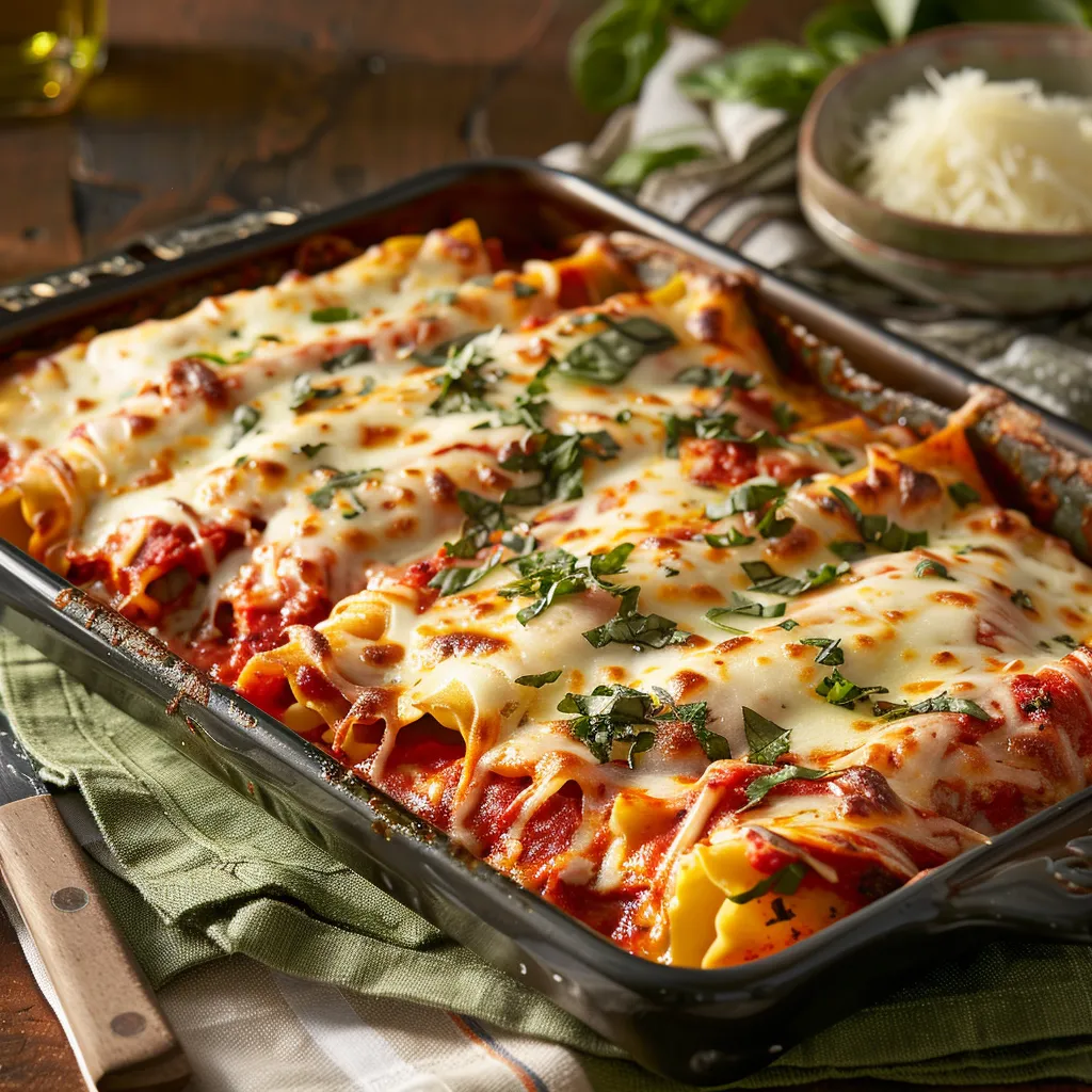 Manicotti with Cheese