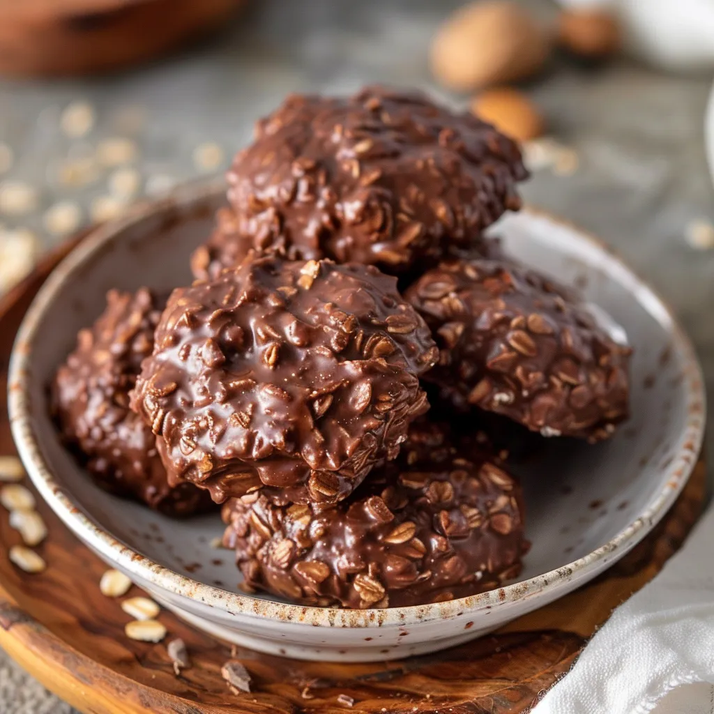 Lynn's No Bake Chocolate Cookies