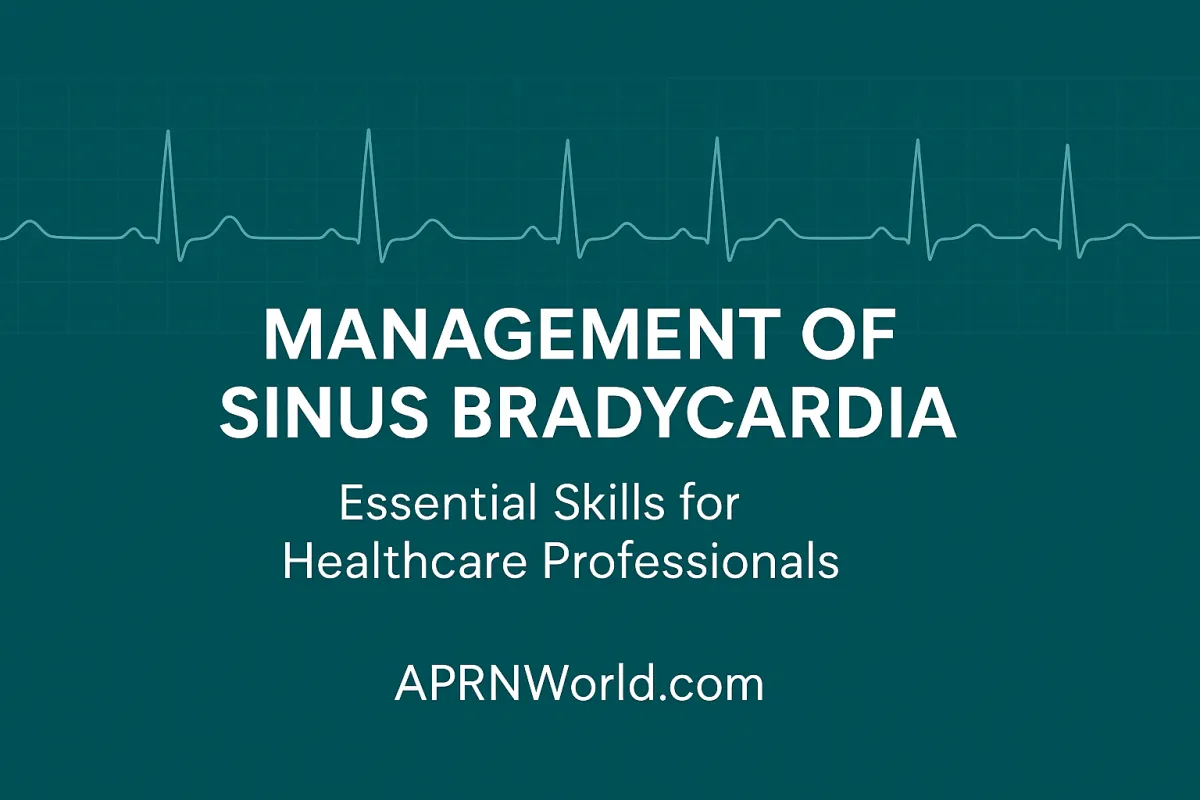 Management of Sinus Bradycardia: What Healthcare Professionals Need to Know