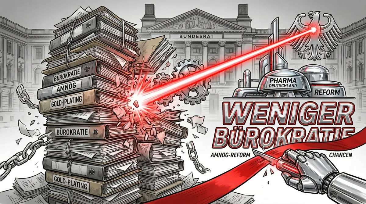 Weniger Bürokratie in der Pharmaindustrie