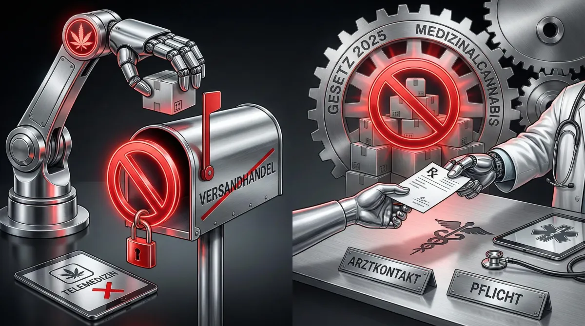 Medizinalcannabis-Gesetz 2025 - Was das Verbot für Telemedizin und Versandhandel bedeutet