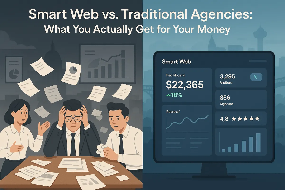 Smart Web vs. Traditional Agencies: What You Actually Get