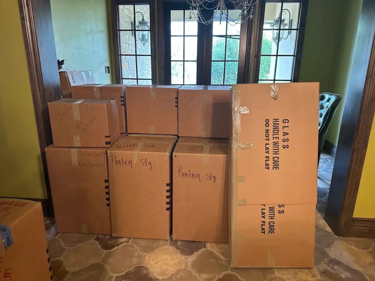 boxed items for moving by Move Logistics