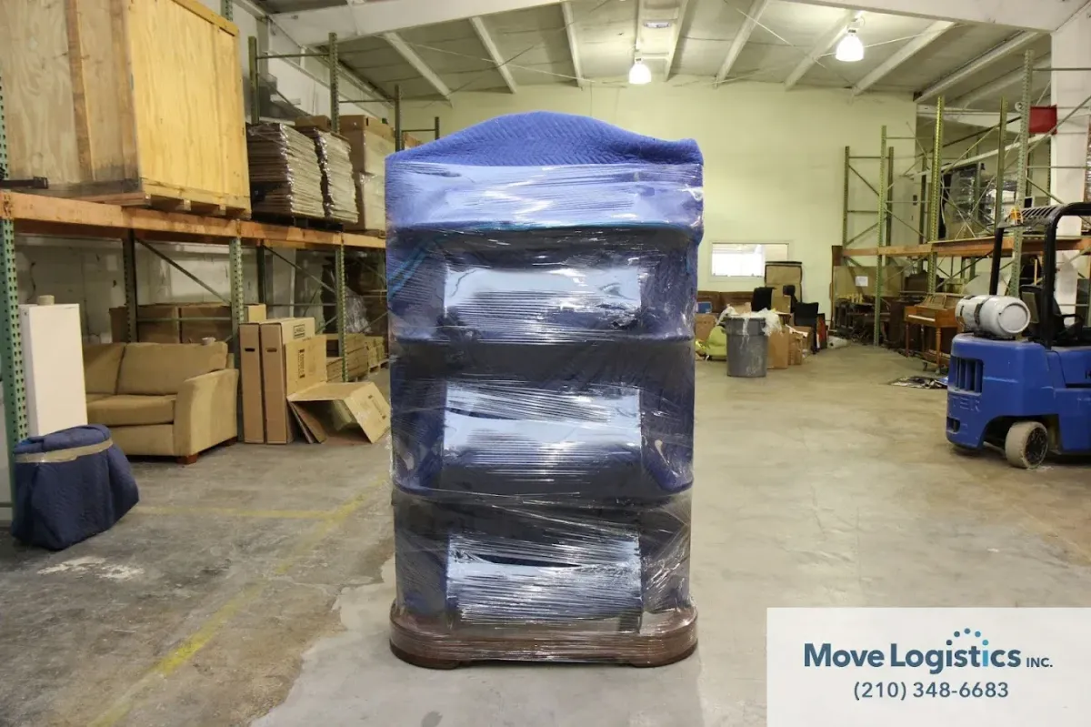 item prepared for moving by Move Logistics