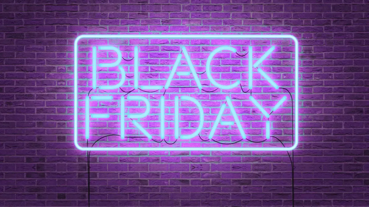 Black Friday Schild