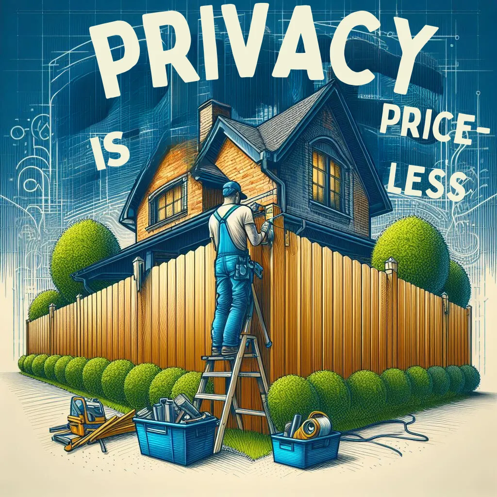 Picture showing privacy is priceless for the construction industry