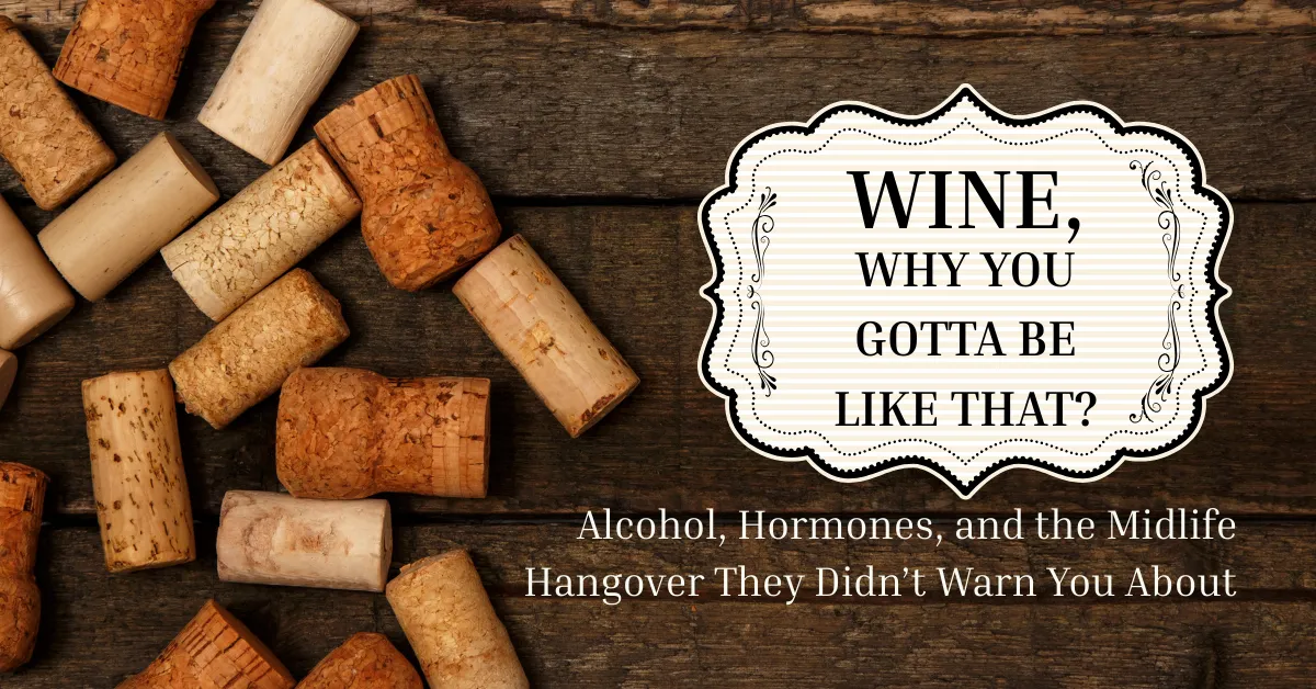 Why does alcohol hit harder in midlife? In this episode, we break down how wine affects hormones, sleep, and mood during perimenopause and menopause—and how to drink smarter without the midlife hangover.