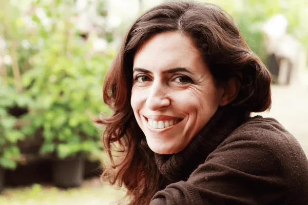 middle aged woman smiling