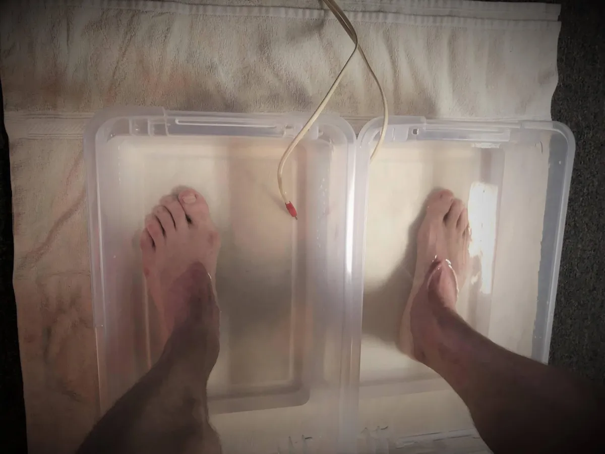 electrode and water foot treatment