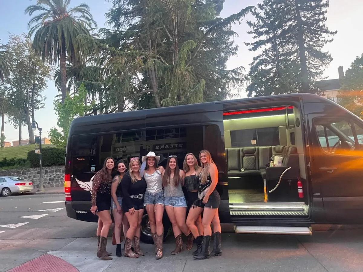 Lineup of elite excurstion limo service in Sonoma County