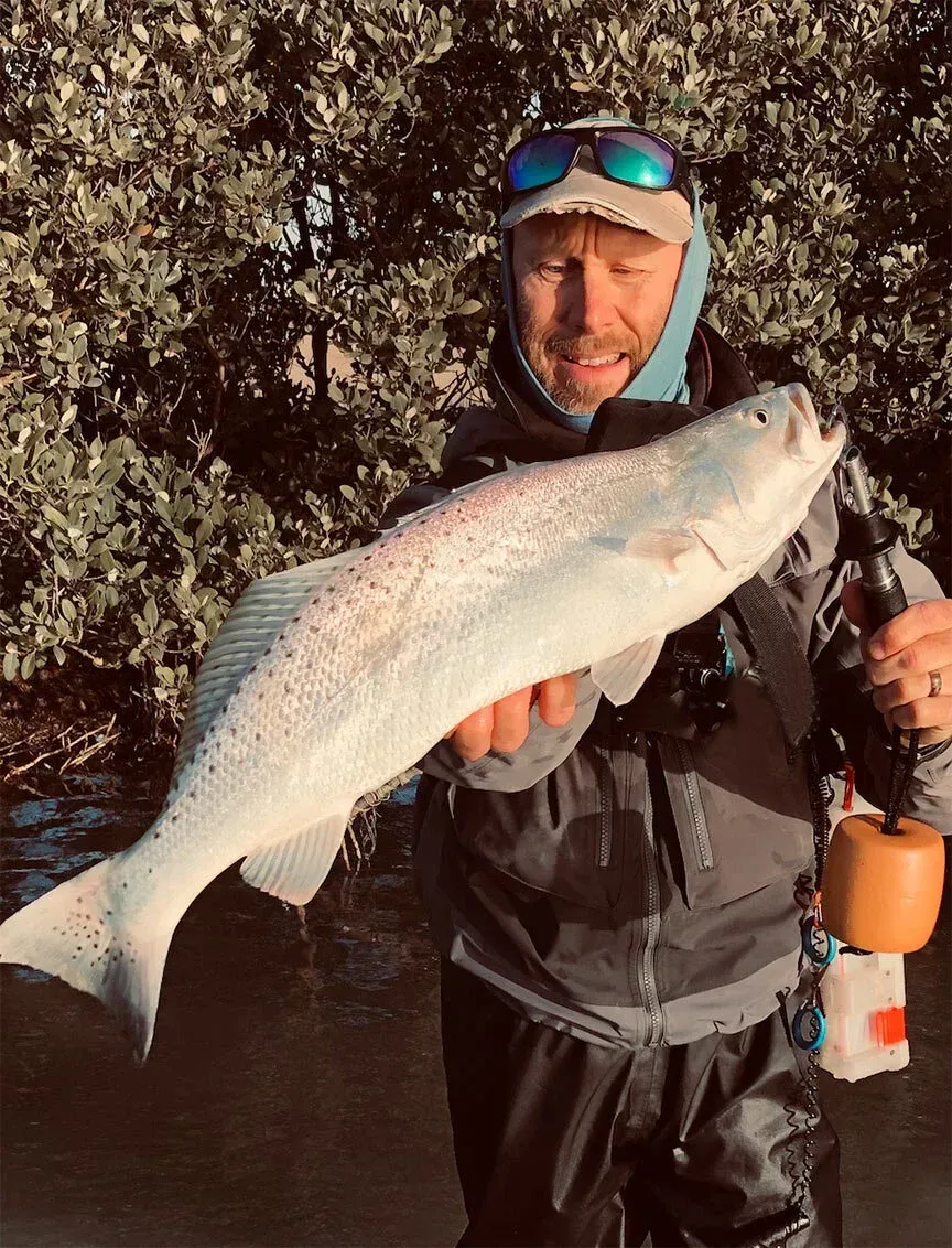 Big Speckled Trout Fall in Cold Conditions