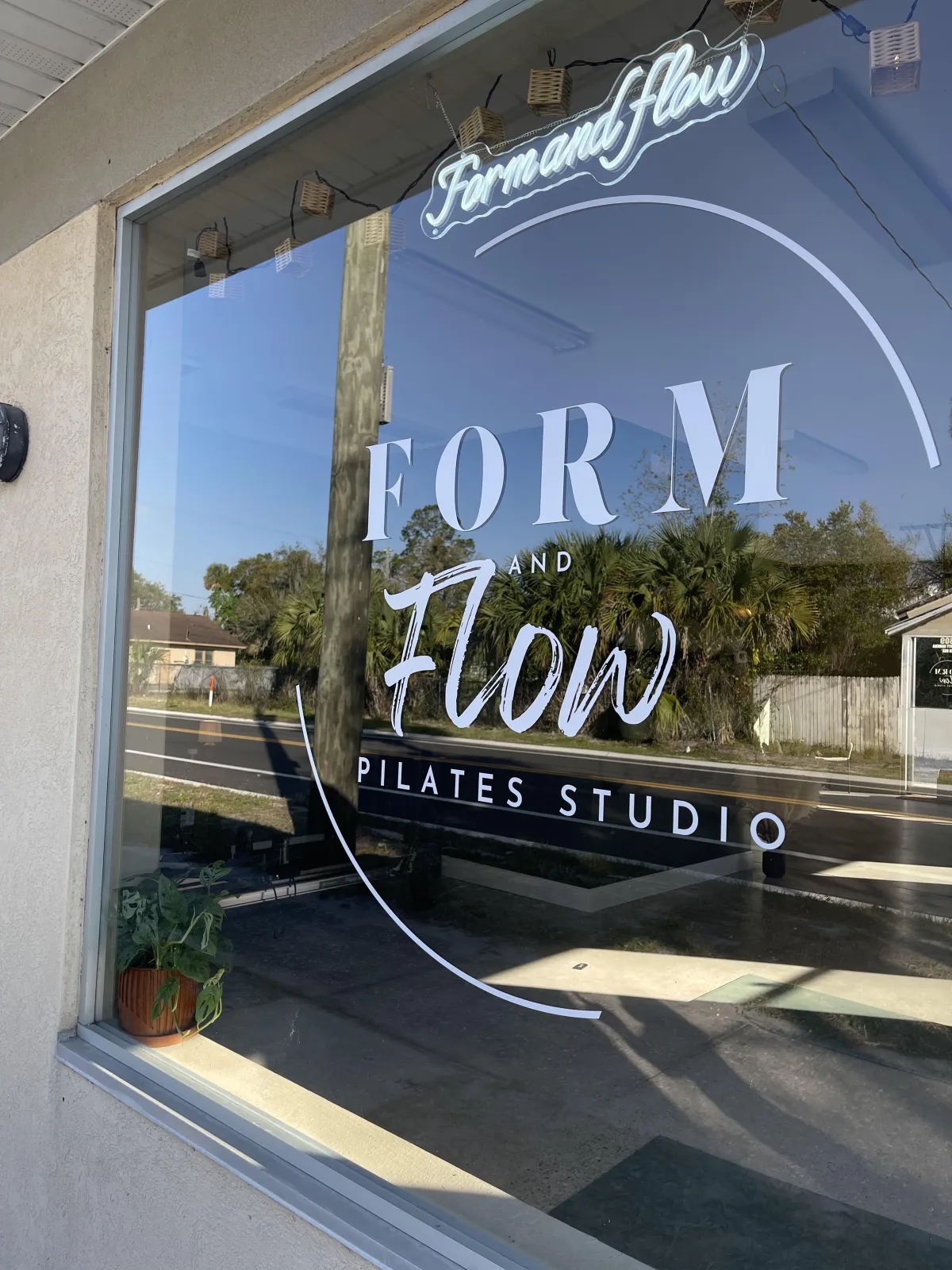 Form and Flow Pilates Studio Storefront