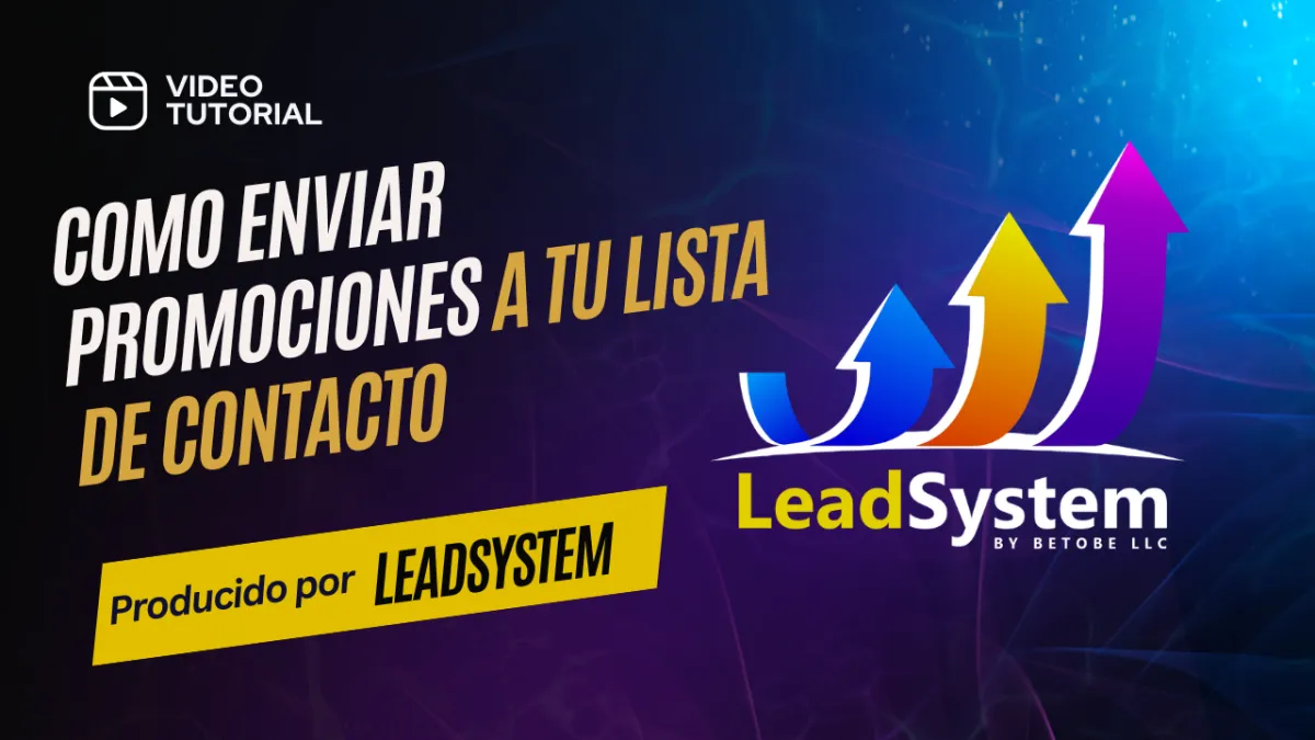 Como enviar promociones a tu lista de contacto