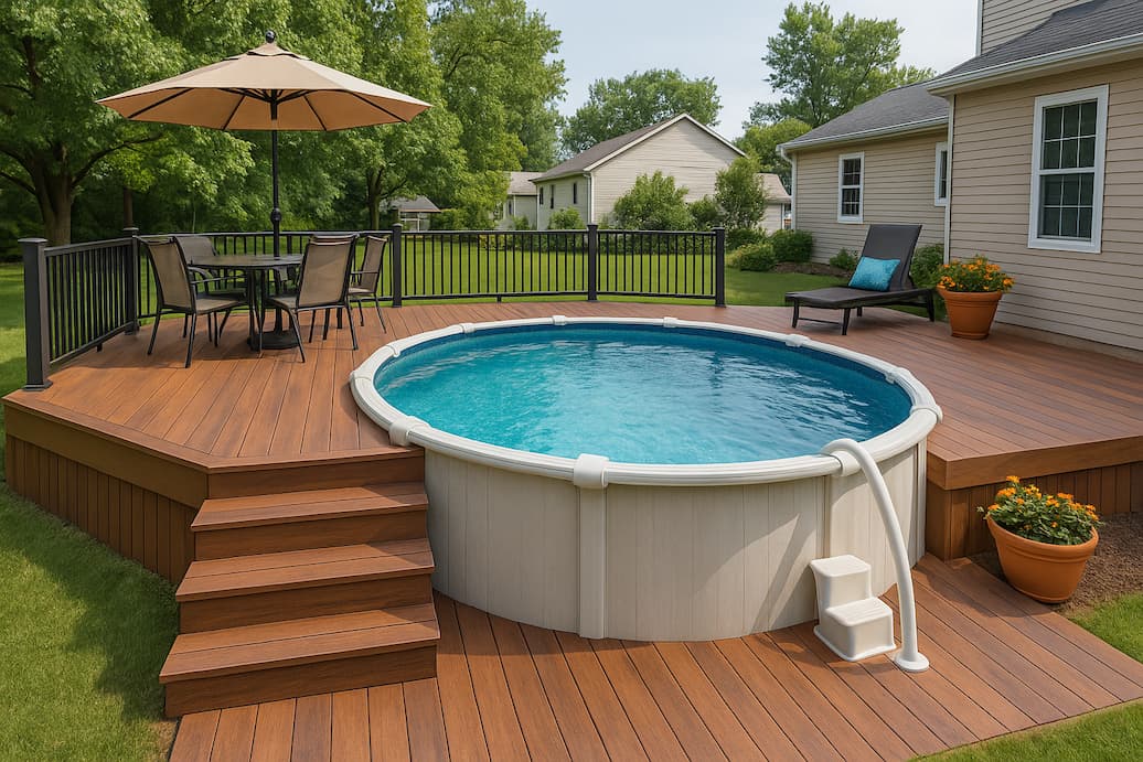 10 Above Ground Pool Deck Designs Ideas for Your Sacramento, California Home