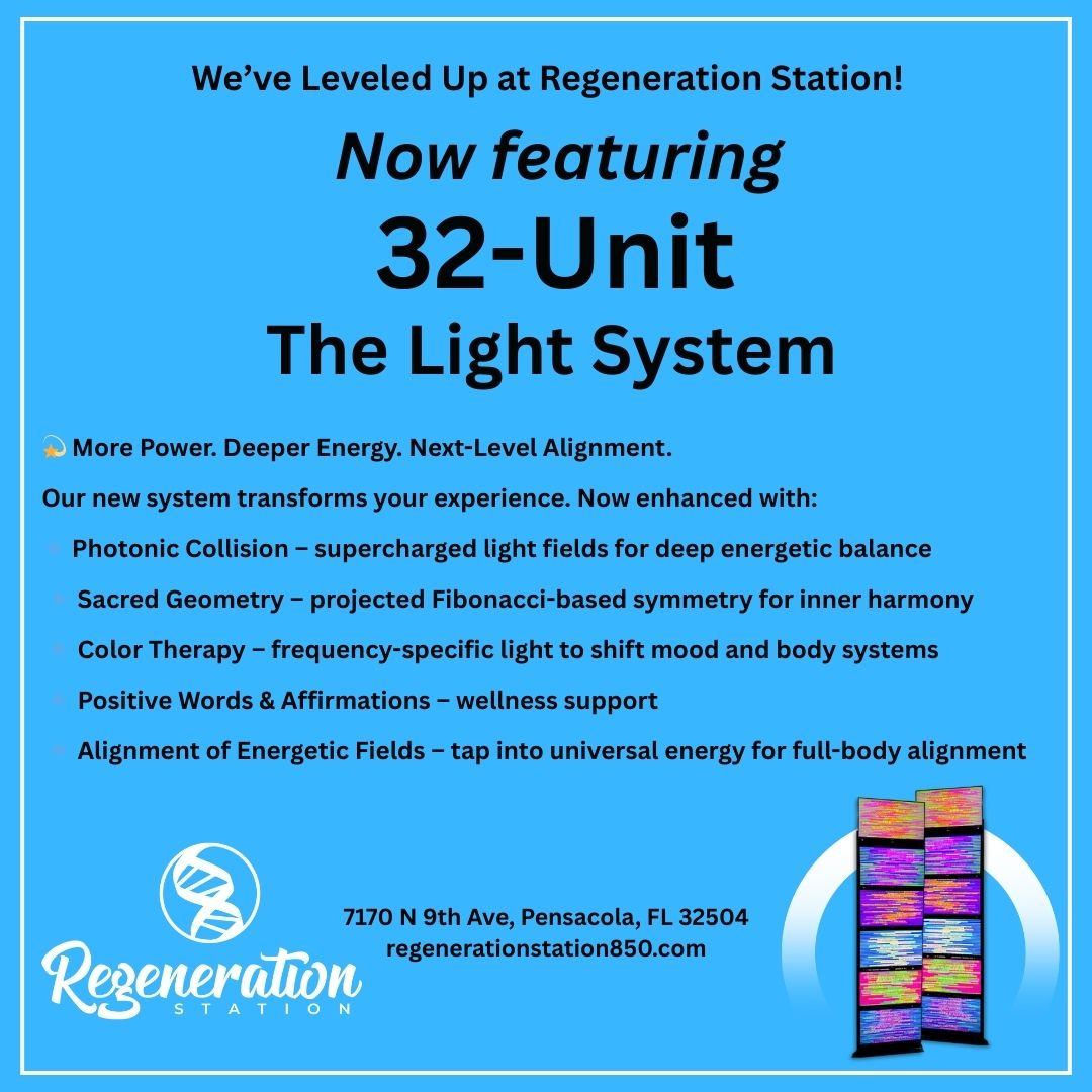Regeneration Station | Upgrade to The 32-Unit Light System & Premium Wellness Memberships
