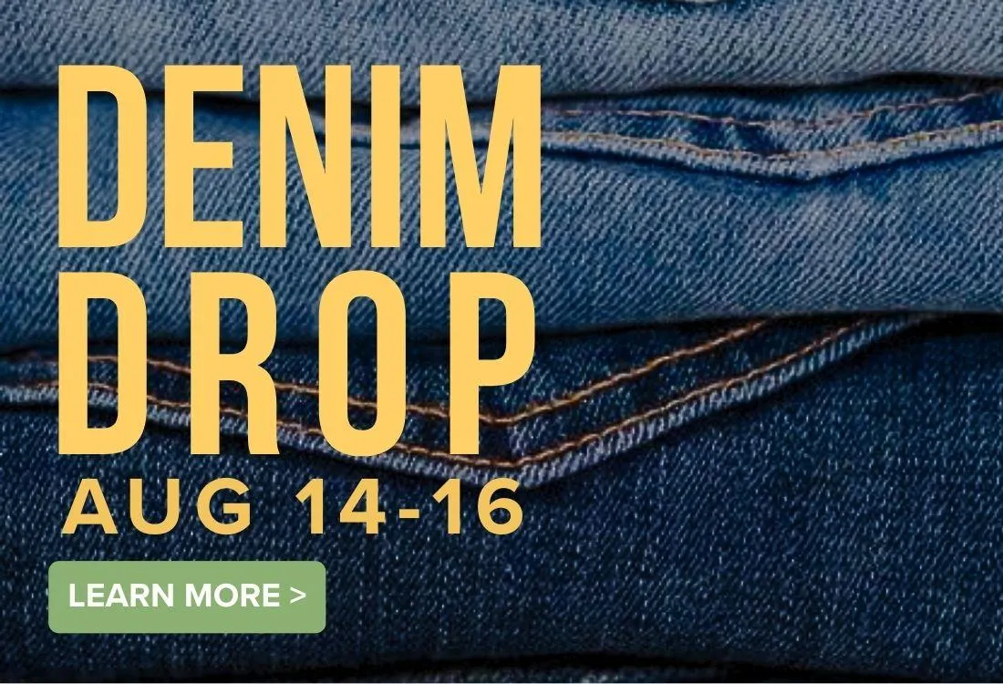 The Denim Drop Starts Thursday, August 14 at Uptown Logan
