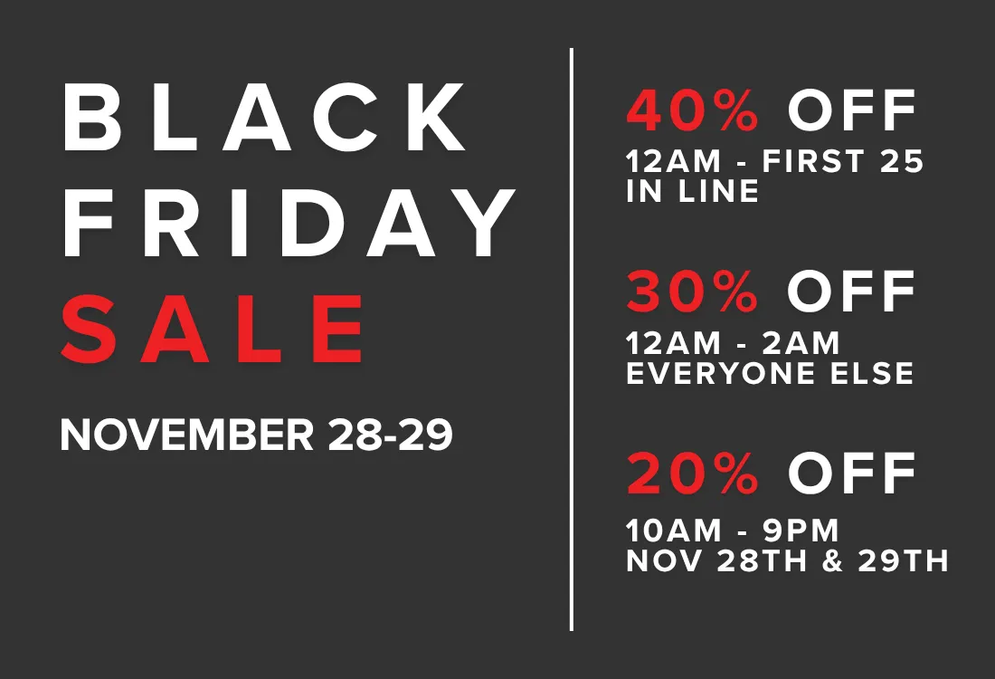 🖤 Black Friday at Uptown Logan