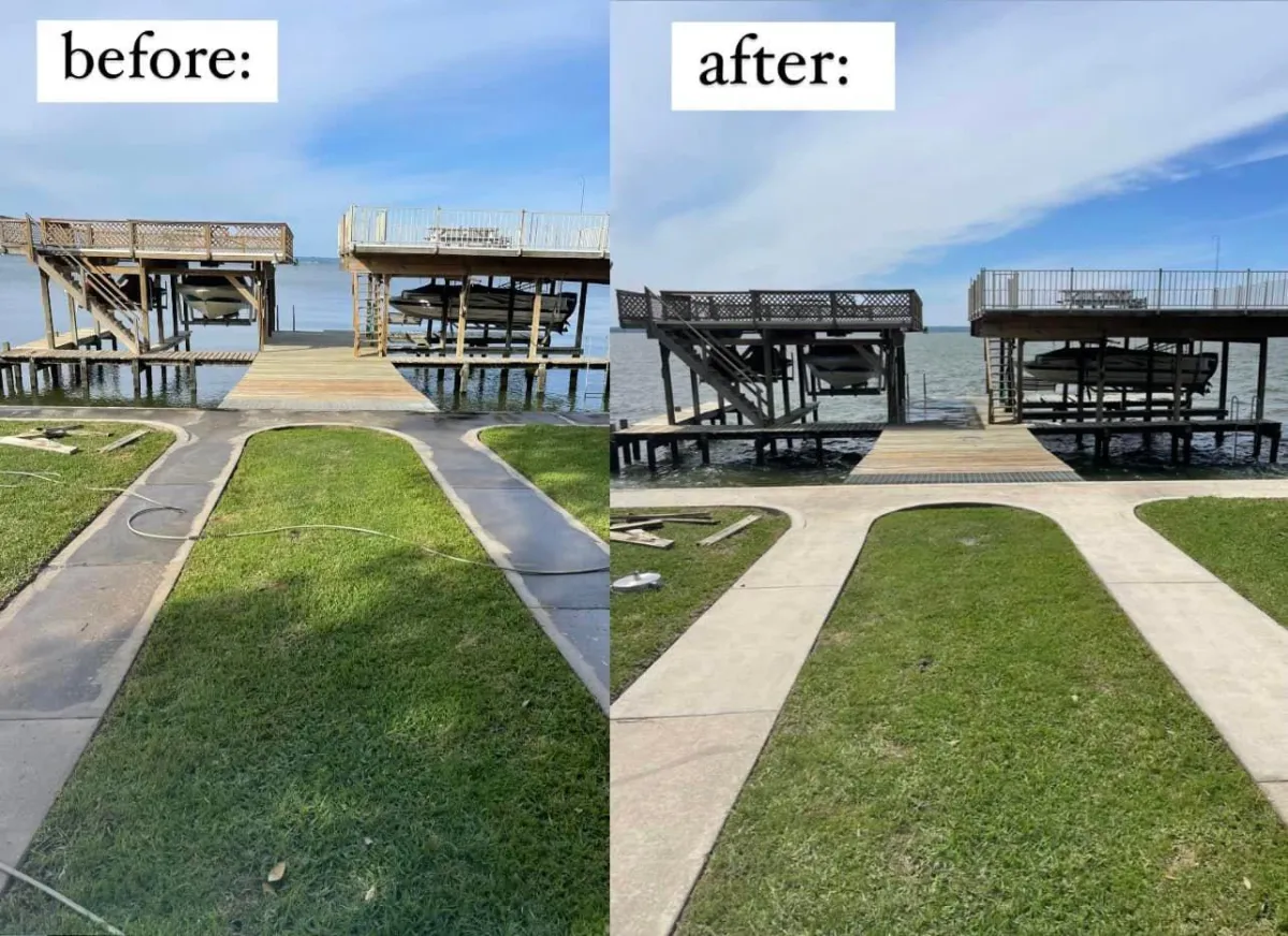 Sidewalk Pressure Washing