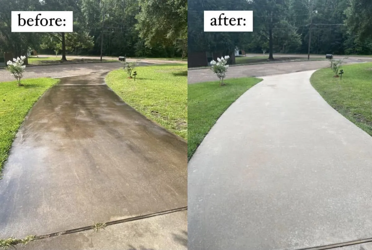 Driveway Pressure Washing