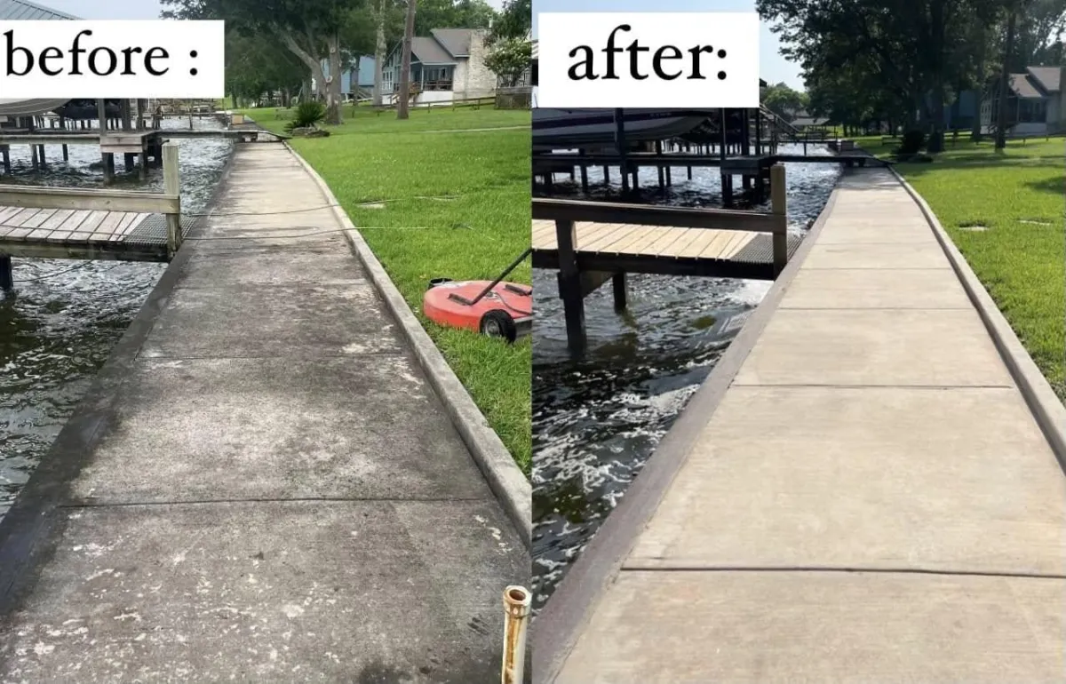 Sidewalk Pressure Washing