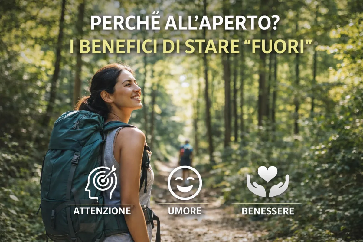 Perché’ all’aperto? I benefici di stare “fuori”