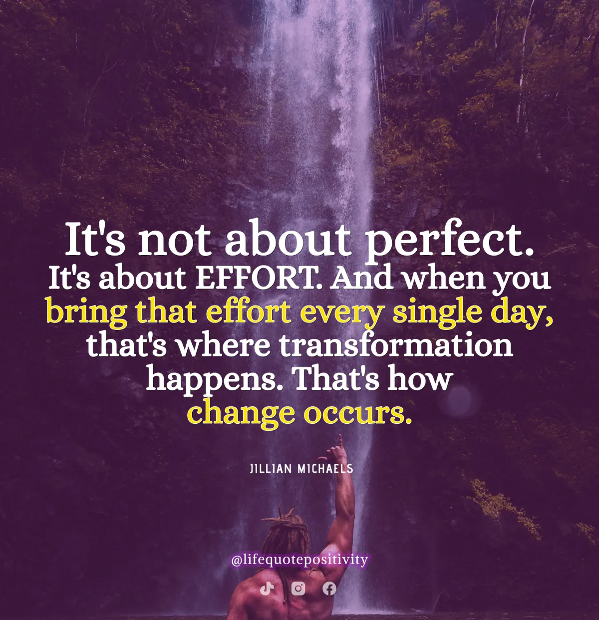 Effort and attitude tips