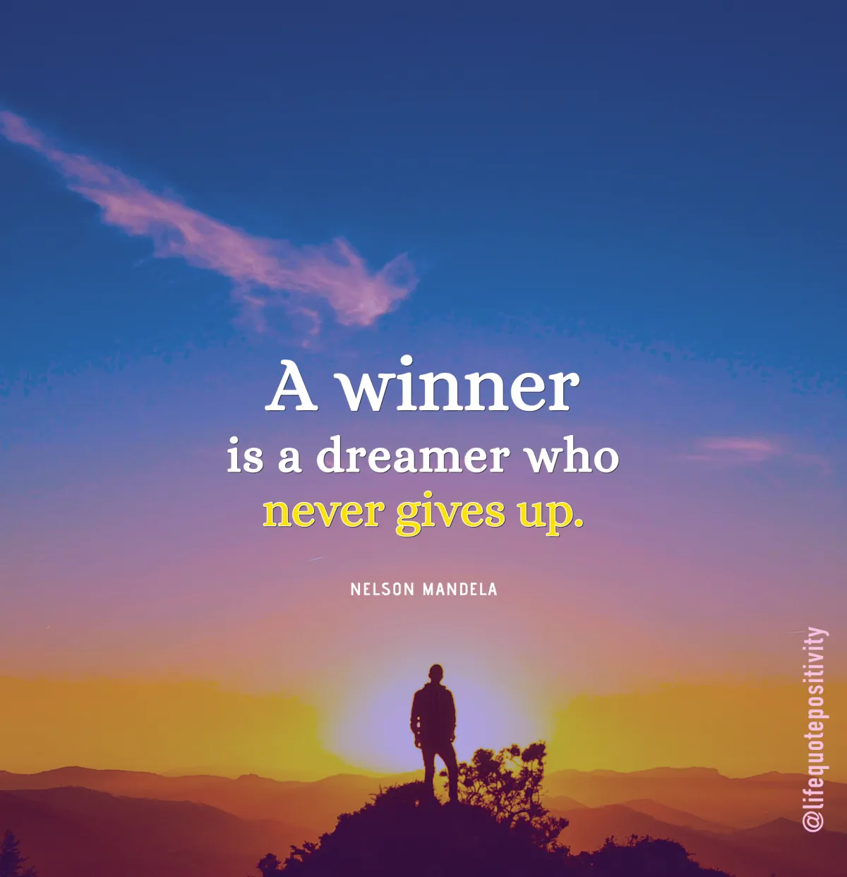 Winner success mindset