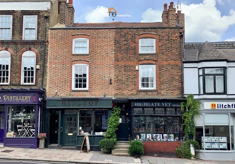 Apartment above a shop