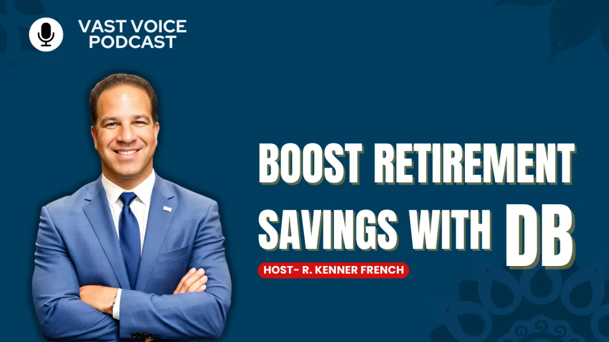Defined benefit plans are powerful retirement and tax-saving tools for business owners, yet they can seem highly technical and overwhelming. Unlike 401(k)s where employees contribute individually, defined benefit (DB) plans are employer-sponsored, with the company making large contributions on behalf of the participant—often the business owner. This structure allows much higher contribution limits, sometimes hundreds of thousands of dollars annually, providing significant tax deferral and accelerated retirement savings.  To operate correctly, a DB plan requires the involvement of an actuary. The actuary determines contributions based on factors like participant age, expected rate of return, and retirement goals. These calculations ensure that the plan can deliver a guaranteed monthly benefit during retirement. While this makes DB plans more complex and costly to administer compared to 401(k)s, the advantages—larger contributions, lower tax liability, and higher long-term retirement savings—often outweigh the costs.  Plan sponsors must be mindful of investment risk. If portfolio performance falls short, additional contributions may be required to “true up” the plan, especially when employees are involved. For solo entrepreneurs, this risk is less concerning, but it still requires careful investment oversight. DB plans are generally aligned with more conservative investment strategies and long-term liability matching, ensuring that assets and future retirement obligations remain balanced.  Compliance and administration are critical. Sponsors must ensure accurate benefit calculations, proper contribution strategies, and adherence to IRS regulations, including annual reporting and actuarial evaluations. Consultants like Kenner French and his team play a key role in guiding sponsors through these responsibilities, optimizing tax strategies, and ensuring regulatory compliance. Regular plan design reviews, funding adjustments, and communication with participants (when applicable) are essential for smooth plan management.  Ultimately, defined benefit plans can be an exceptional retirement and tax strategy, particularly for entrepreneurs who want to maximize savings quickly. They offer higher contribution limits, substantial tax deductions, and long-term wealth-building opportunities. However, they require ongoing oversight, proper plan design, and collaboration with actuaries and consultants to remain compliant and effective. With the right guidance, DB plans can significantly strengthen both retirement readiness and business financial planning.  Takeaways Defined benefit plans are employer-sponsored retirement plans. Actuaries play a crucial role in calculating retirement benefits. Tax deferral is a significant advantage of defined benefit plans. Plan sponsors must ensure compliance with regulatory requirements. Investment strategies must align with the plan's long-term goals. Effective communication with participants is essential for plan success. Defined benefit plans can allow for larger contributions than 401(k)s. Regular plan design optimization is necessary for effectiveness. Market resilience is a key consideration in investment management. Proper administration can lead to substantial tax savings for business owners.  Sound Bites You have to have an actuary, really smart person You can put away a lot for savings You could put away a ton of money, a ton of money  Listen & Subscribe for More: 🎧 The Vast Voice Podcast → Available on Spotify & Apple Podcasts ▶️ Subscribe on YouTube (@VastSolutionsGroup.com) for expert insights 🚀  📚 Don’t miss Modern Millions by R. Kenner French – the #1 BEST SELLING Amazon book (Entrepreneurship category) 👉 ModernMillions.ai  📚 Amazon Top Selling Author→ https://www.amazon.com/dp/B0FHBS32LG  Got Questions? Reach Us Anytime: 🌐 VastSolutionsGroup.com 📞 415-212-8189 📧 info@vastsolutionsgroup.com  🕗 Monday–Thursday | 8:00 AM – 5:00 PM (Pacific)  🙏 Thank you for listening & supporting!