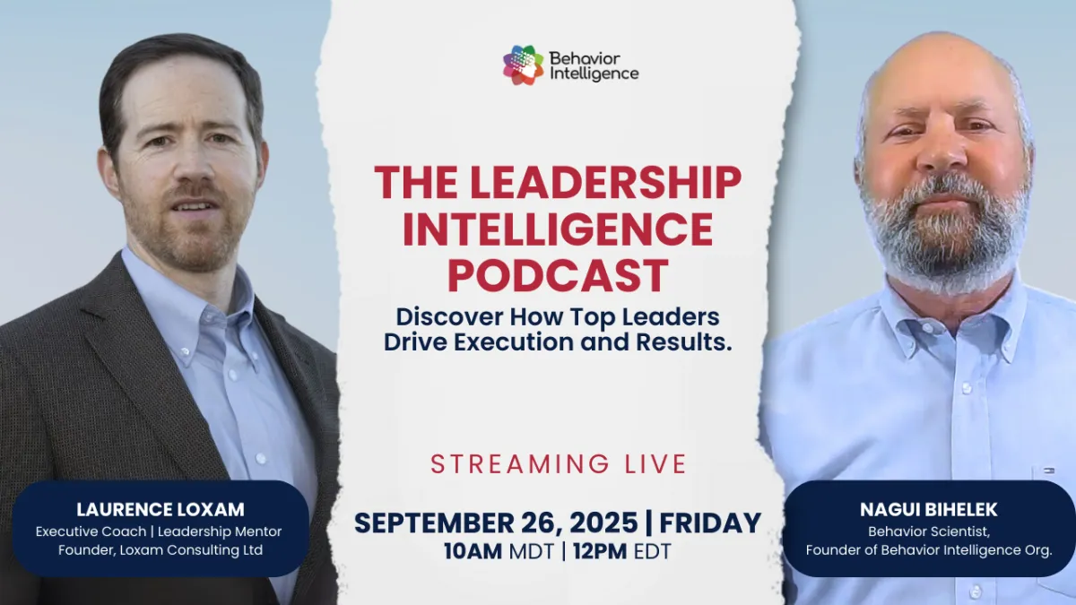 Leadership Intelligence Podcast with Laurence Loxam