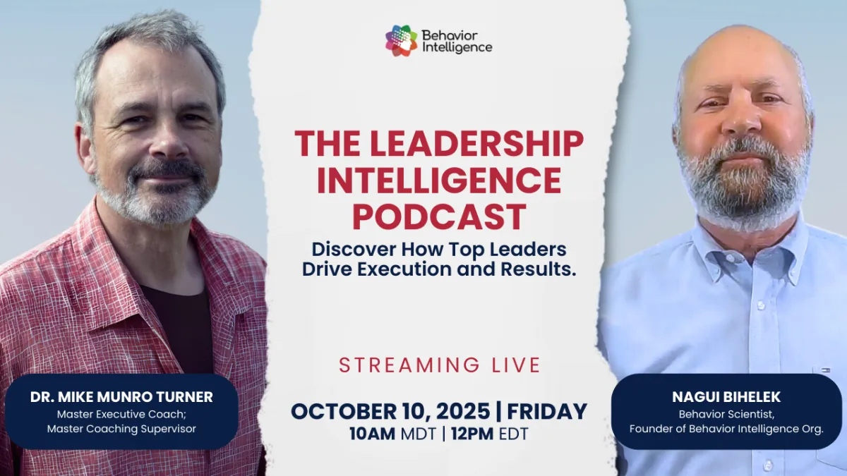 Leadership Intelligence Podcast with Dr. Mike Munro Turner