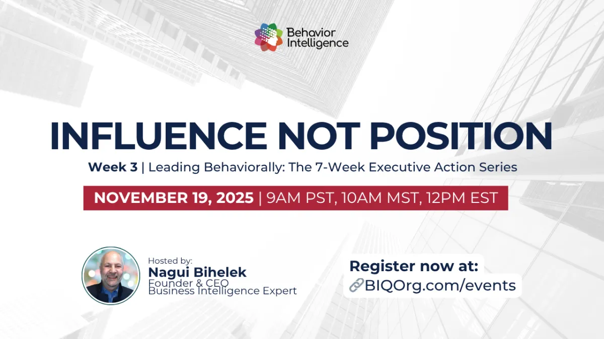 November 19, 2025 - Influence Not Position