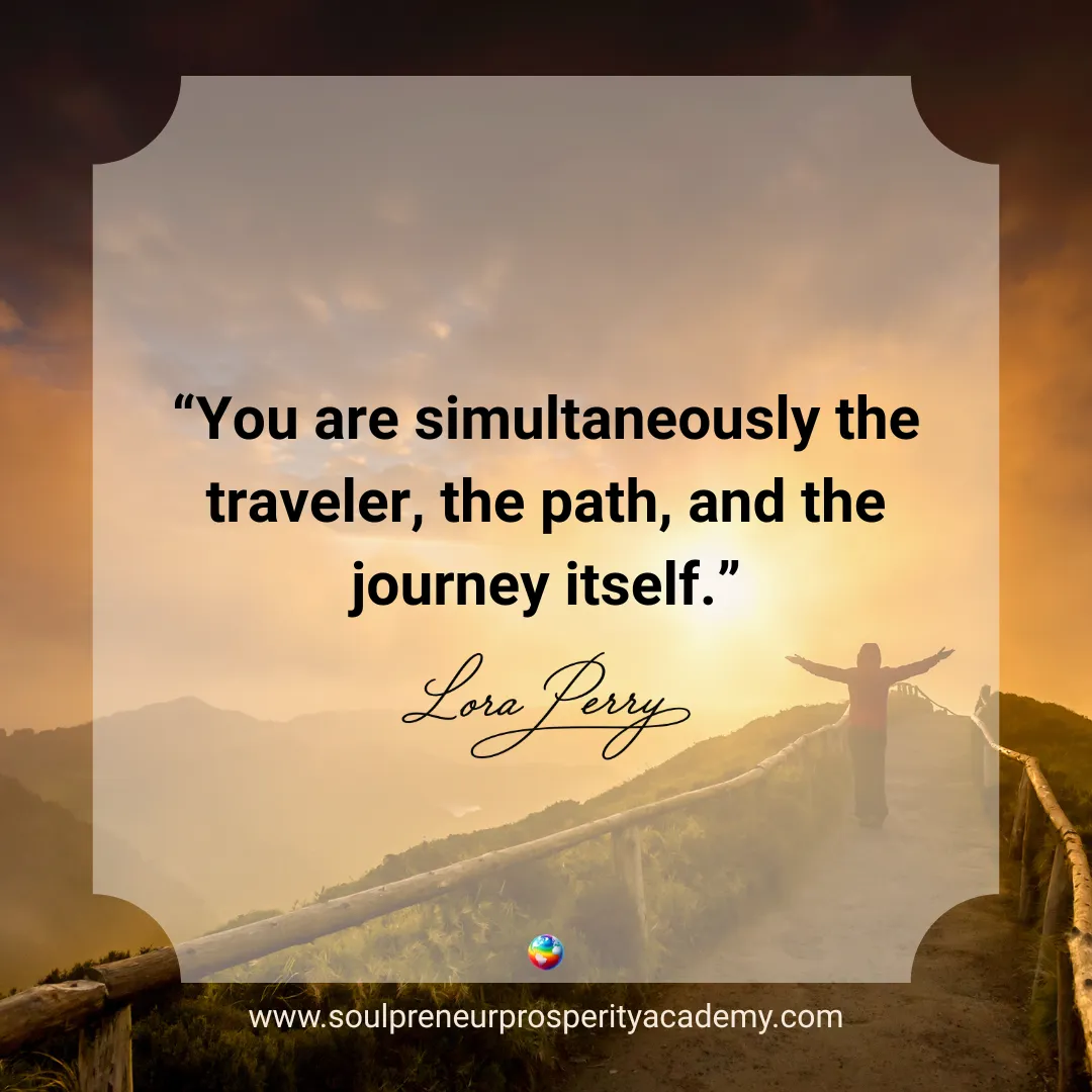 Travel blindly and courageously.