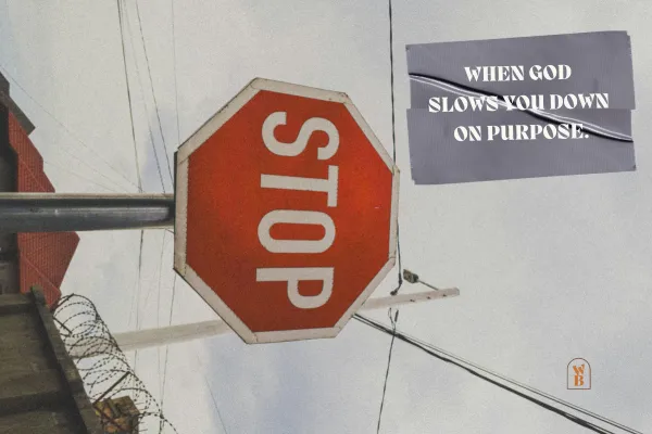File #018 |  When God Slows You Down on Purpose