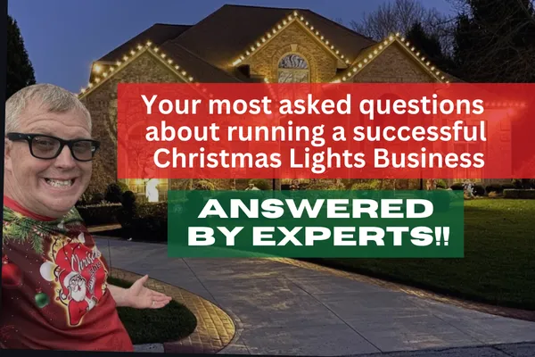 Christmas lights installation business