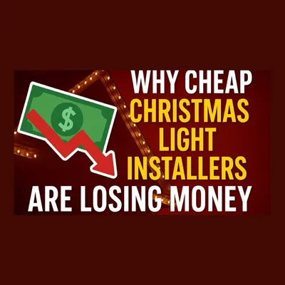 Christmas lights installer