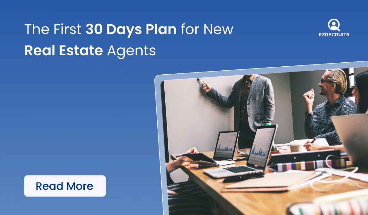 new real estate agent 30 day plan