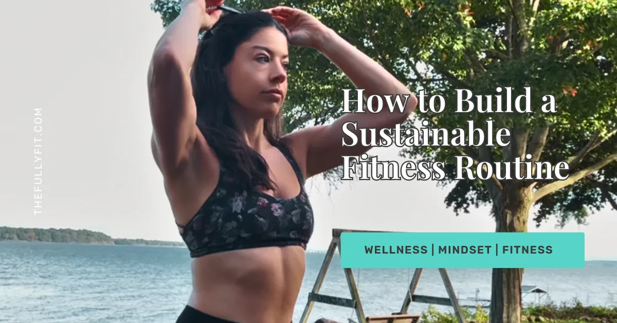 woman doing plank exercise representing sustainable fitness routine
