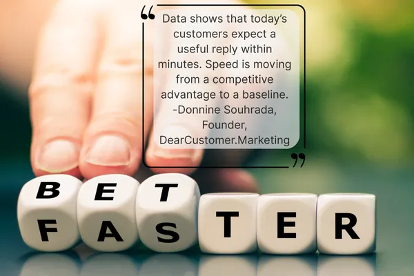Better is faster written on cubes