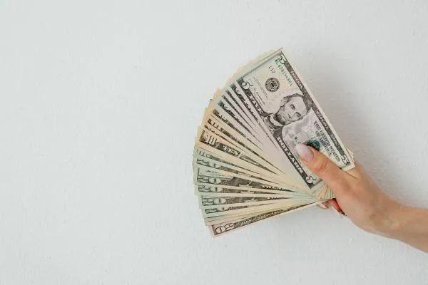 image of a hand holding money