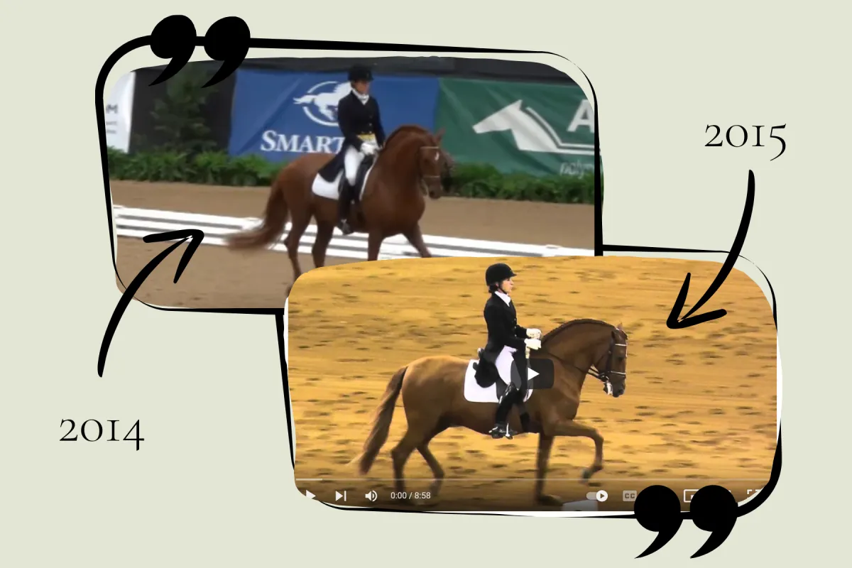 Grande Prixe Dressage Before/After Videos - Hanna Somatics for Rider & Horse