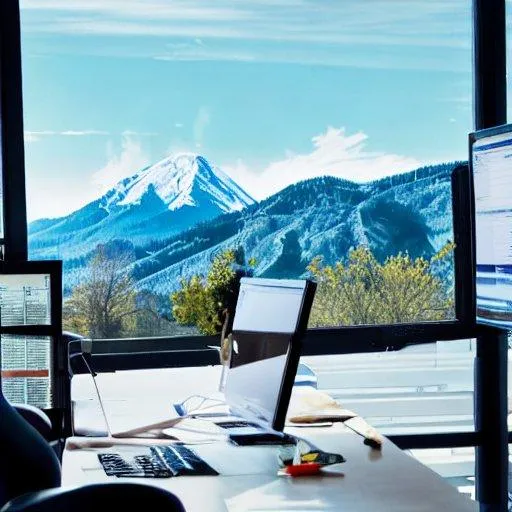 Alaska Mountains, office, agency, view