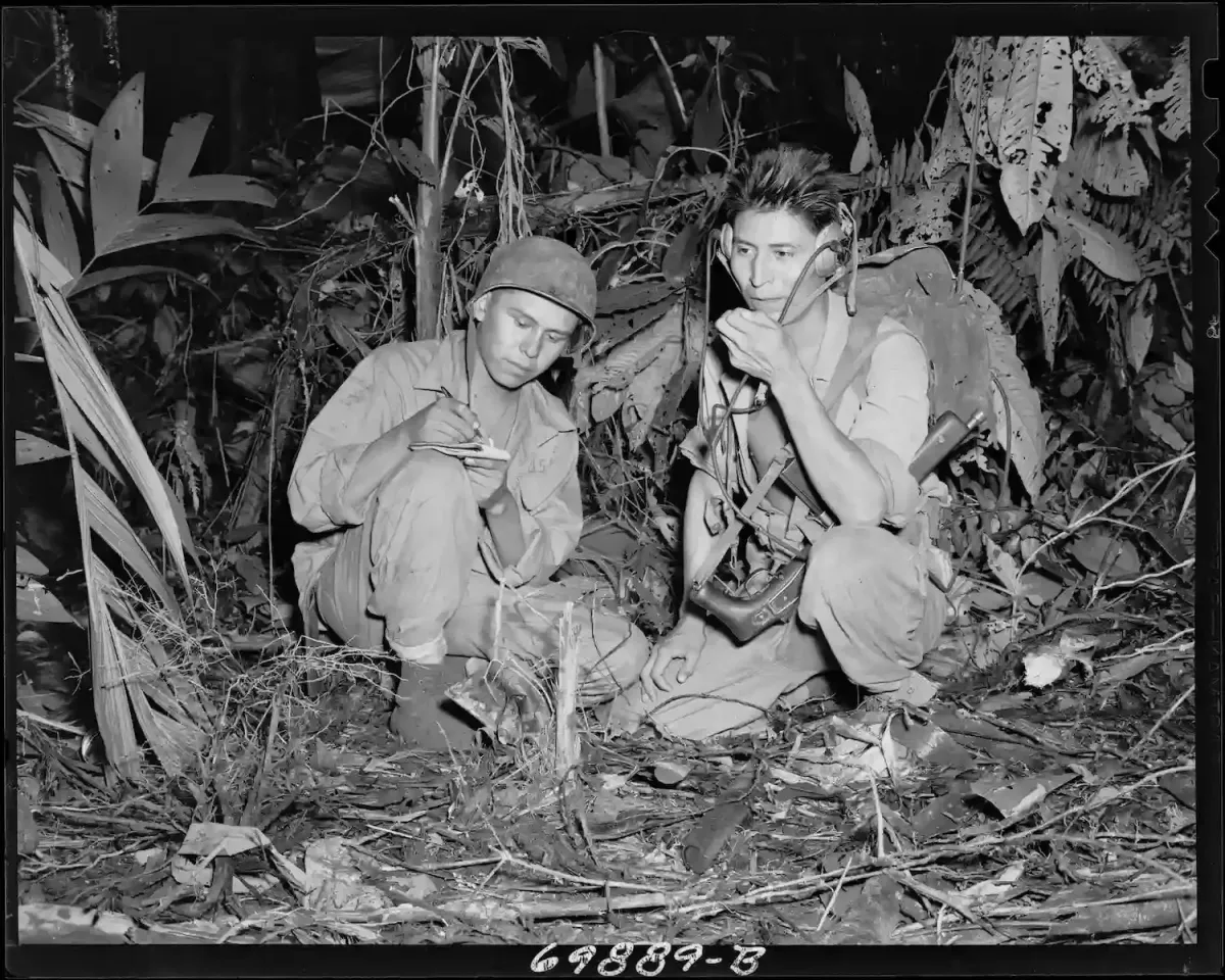 The Navajo Code Talkers