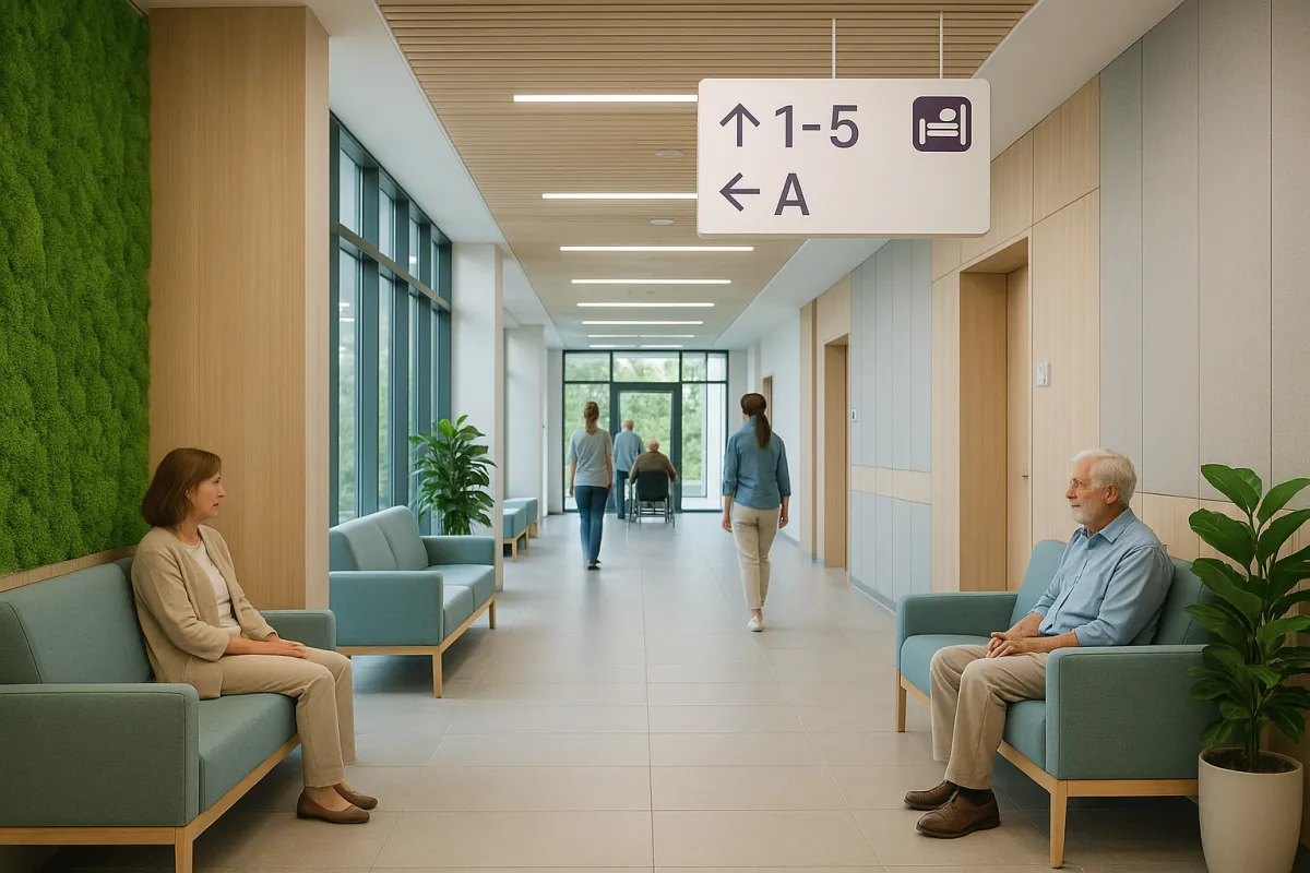 Interieuraankleding in ziekenhuizen: rust, efficiëntie en beleving