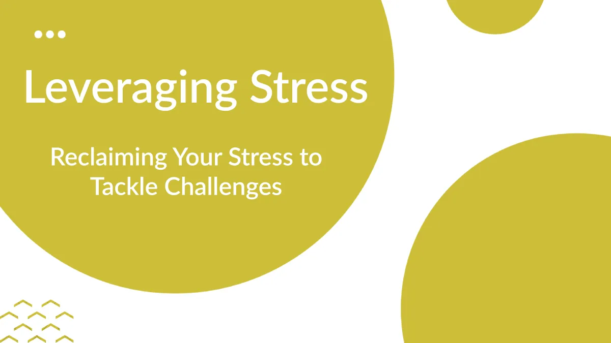 Learn how to leverage stress by understanding fight, flight, freeze, and fawn responses, and turn pressure into clarity, resilience, and stronger decision-making.